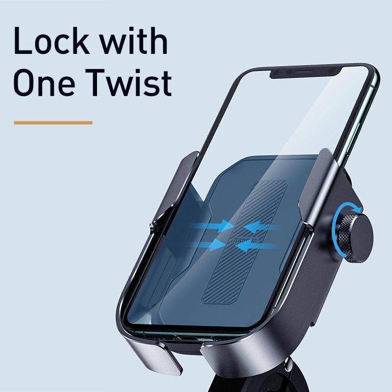 Baseus Mobile Phone Holder Handlebar Mount 360° Rotation For Motorcycle Bicycle Handsfree