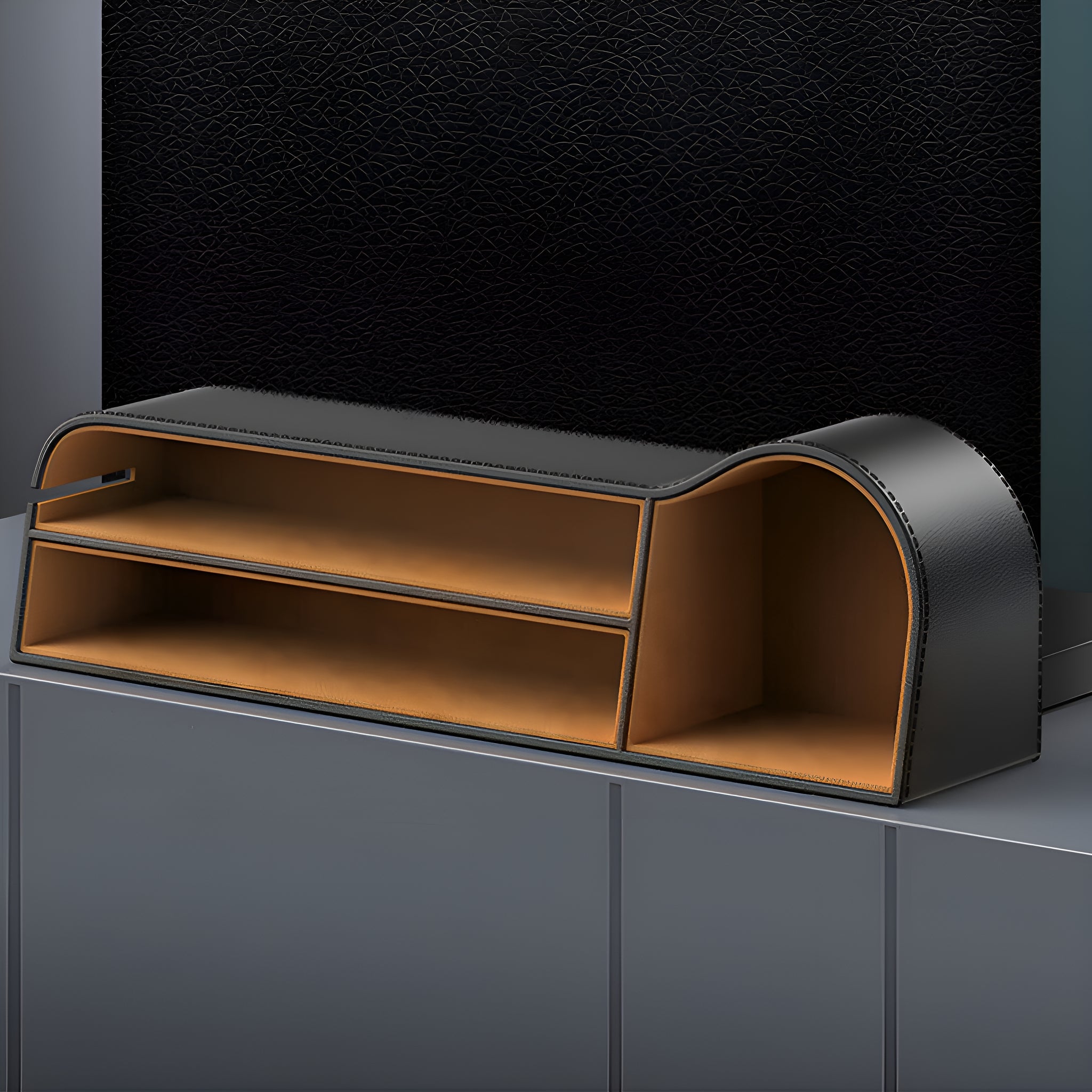 Baseus Universal Leather Car Organiser Auto Seat Gap Storage Box For Pocket Organizer Wallet Cigarette Keys Phone Holders