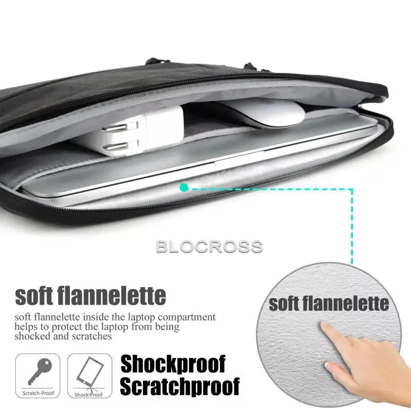 Laptop Bag Sleeve Case Notebook Cover For Macbook Pro Air Dell HP 14/15.6" Inch