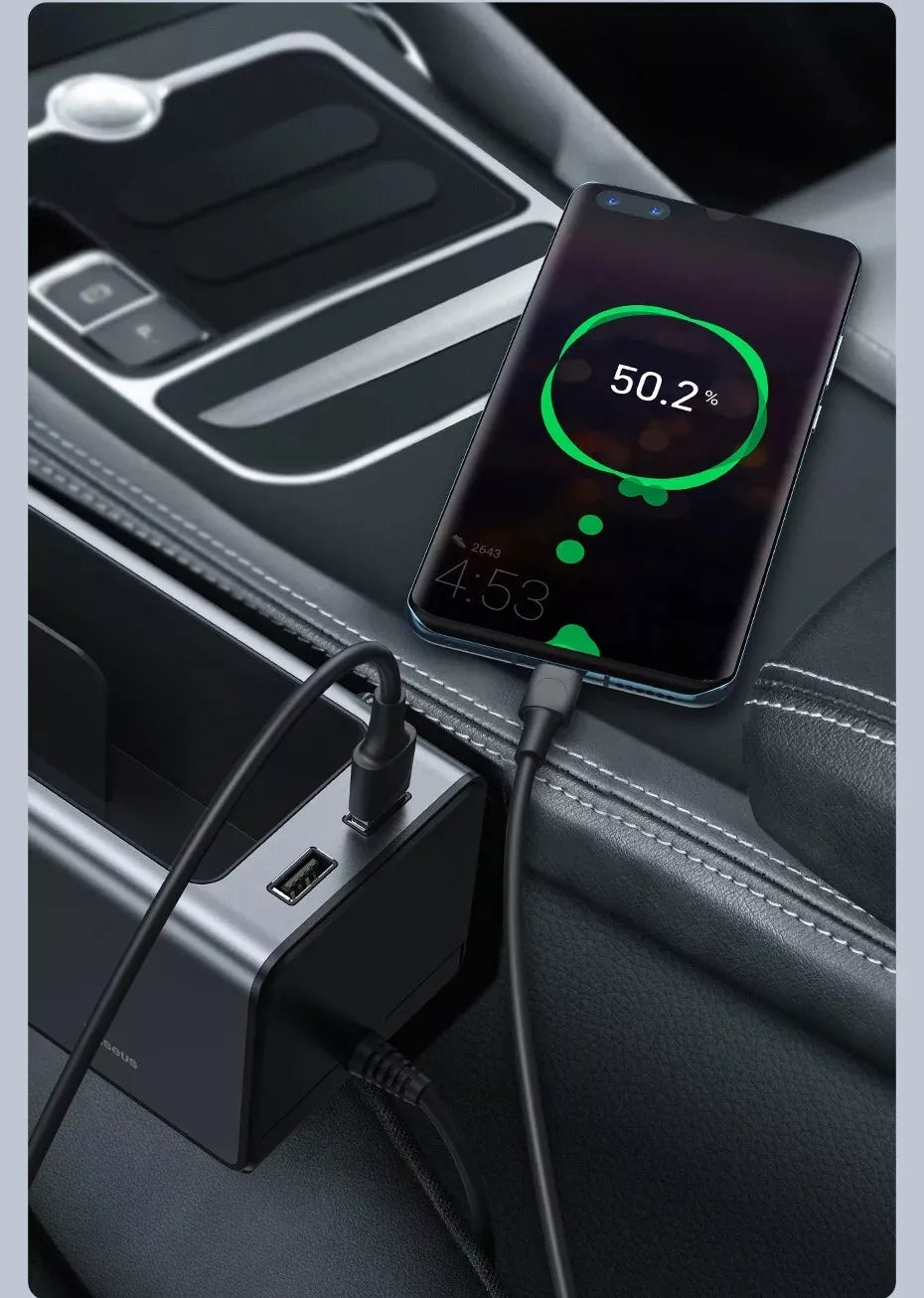 Baseus Universal Deluxe Metal Car Organiser Auto Seat Gap Storage Box For Pocket Organizer Wallet Cigarette Keys Phone Holders