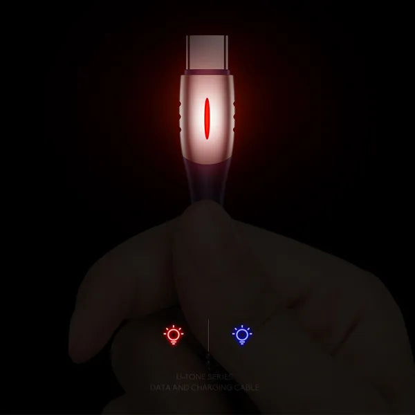 USAMS Braided USB To Lightning Fast Charging Cable Data Cord For iPhone 14 13 12 11 XS Pro Max iPad (2m)