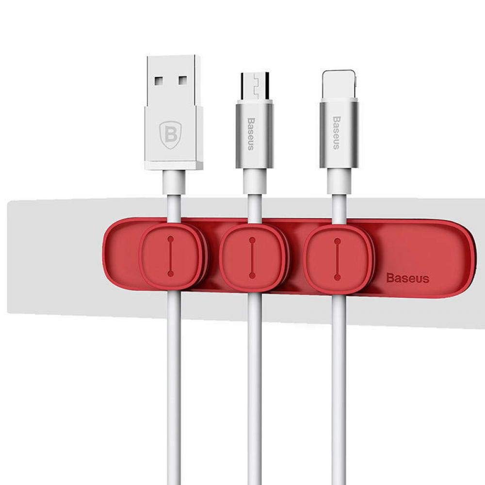 Baseus Peas Magnetic Cable Clip Organiser Clamp Charger Wire Holder