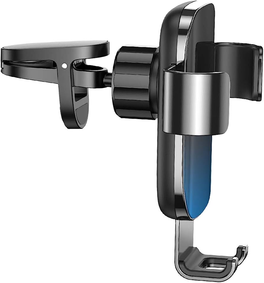 Baseus Gravity Car Phone Holder Air Vent Clip Mount For iPhone Samsung Huawei (Glaze Midnight)