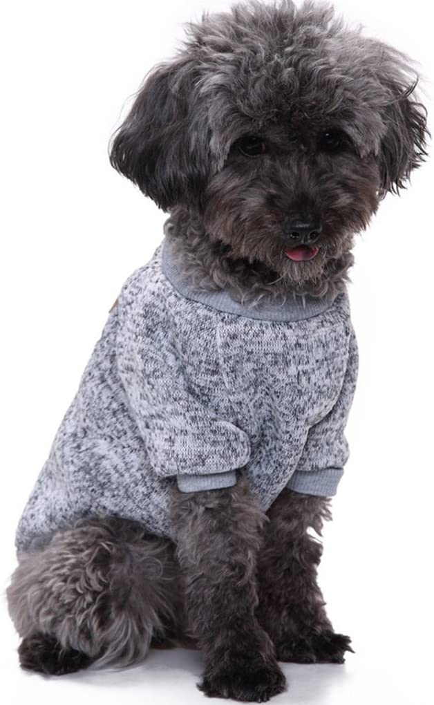 Everlab Pet Dog Classic Knitwear Sweater Warm Winter Puppy Pet Coat Soft Sweater Clothing for Small Dogs