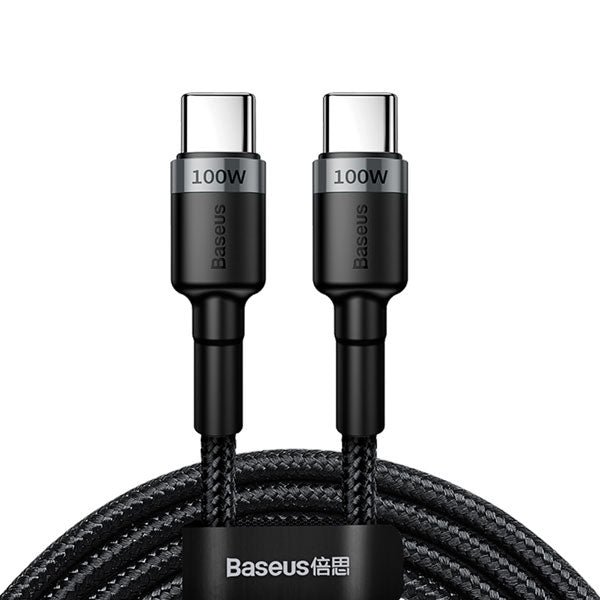 Baseus 100W USB Type-C To Type-C Data Charger Cord For Samsung Macbook iPad - (2M)