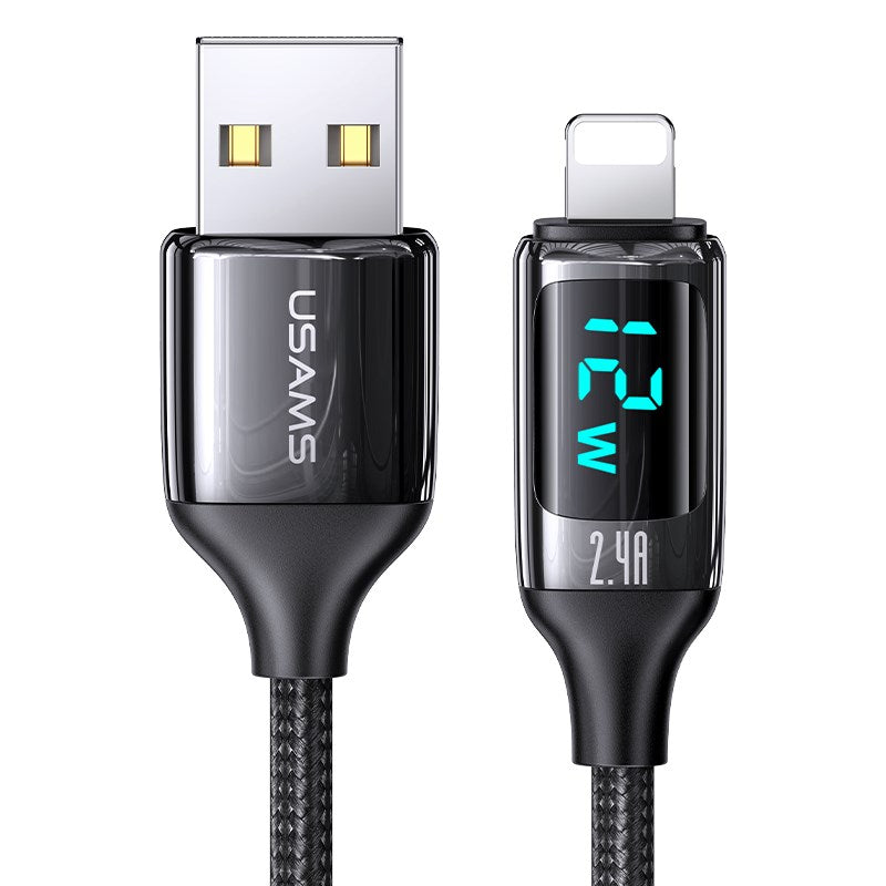 USAMS Braided USB Charging Cable Charger Data Cord For iPhone iPad Airpods