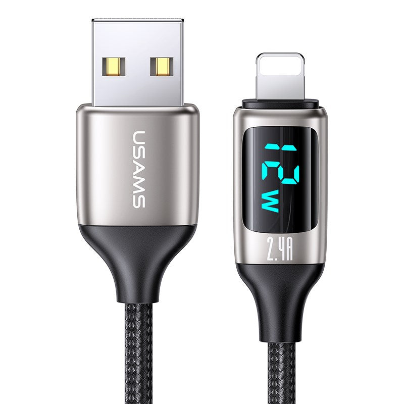 USAMS Braided USB Charging Cable Charger Data Cord For iPhone iPad Airpods