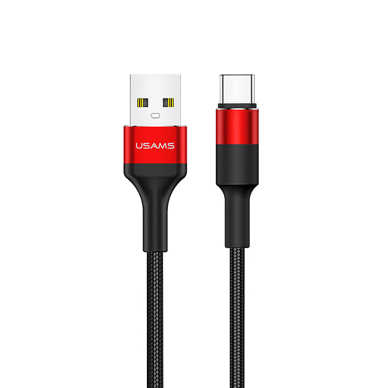 USAMS USB To Type C Charger Cable 3A Fast Charging Lead Data Cord For Samsung
