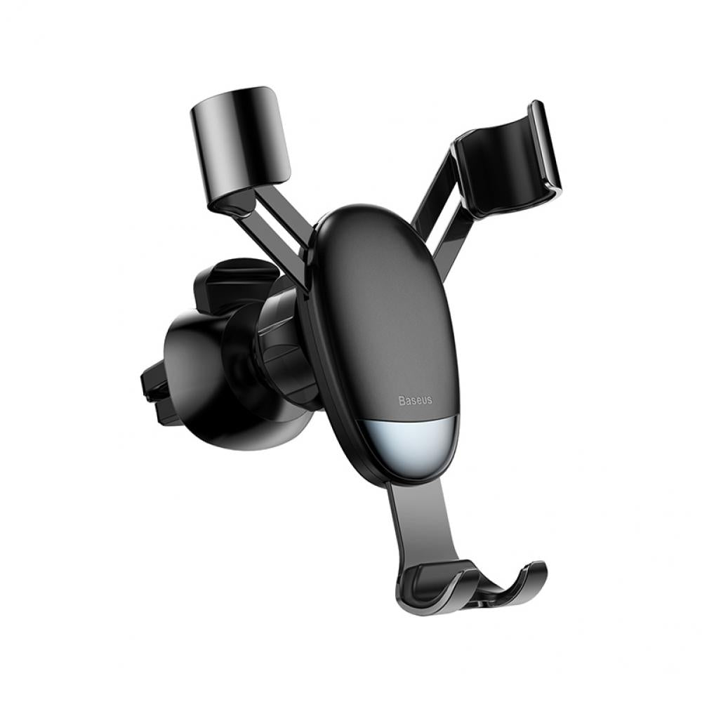 Baseus Mini Gravity Car Phone Holder Air Vent Clip Mount For iPhone Samsung Huawei (Black)