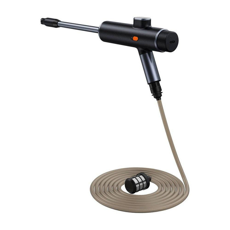 Baseus Electric Car Wash Spray Gun High Powered Portable Washer Cordless (Black)