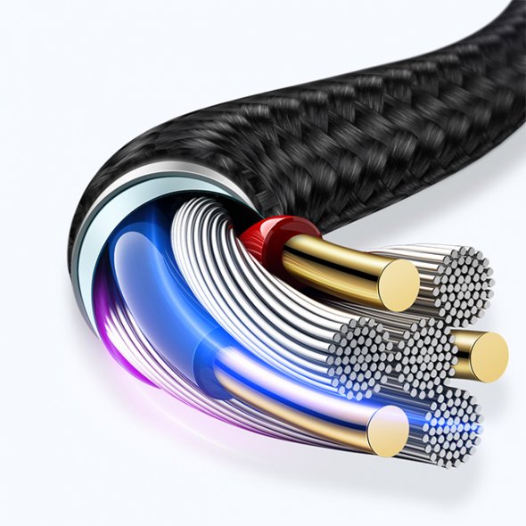 Mcdodo 36W Type-C To Lightning 90 Degree Angled PD Fast Charging Cable Braided Data Sync Cord For iPad iPhone AirPods