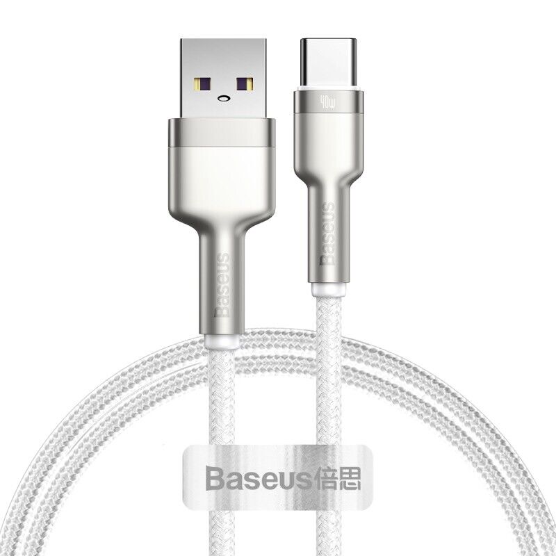 Baseus USB To Type-C Charging Cable Charger Data Cord Metal Cafule Series For Samsung Huawei
