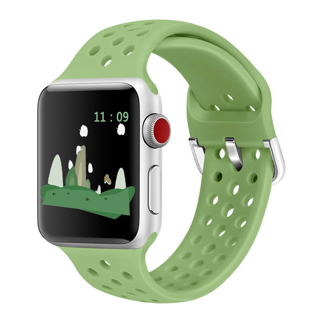 Everlab Sport Nike Silicone Band Replacement Strap For Apple Watch Series 8 7 6 5 4 3