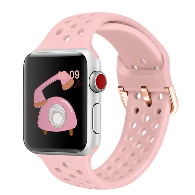 Everlab Sport Nike Silicone Band Replacement Strap For Apple Watch Series 8 7 6 5 4 3