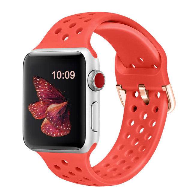 Everlab Sport Nike Silicone Band Replacement Strap For Apple Watch Series 8 7 6 5 4 3