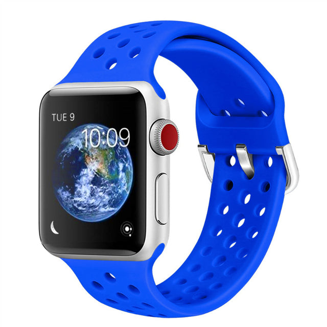 Everlab Sport Nike Silicone Band Replacement Strap For Apple Watch Series 8 7 6 5 4 3