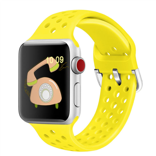 Everlab Sport Nike Silicone Band Replacement Strap For Apple Watch Series 8 7 6 5 4 3