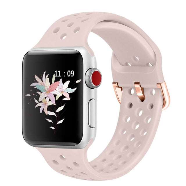 Everlab Sport Nike Silicone Band Replacement Strap For Apple Watch Series 8 7 6 5 4 3