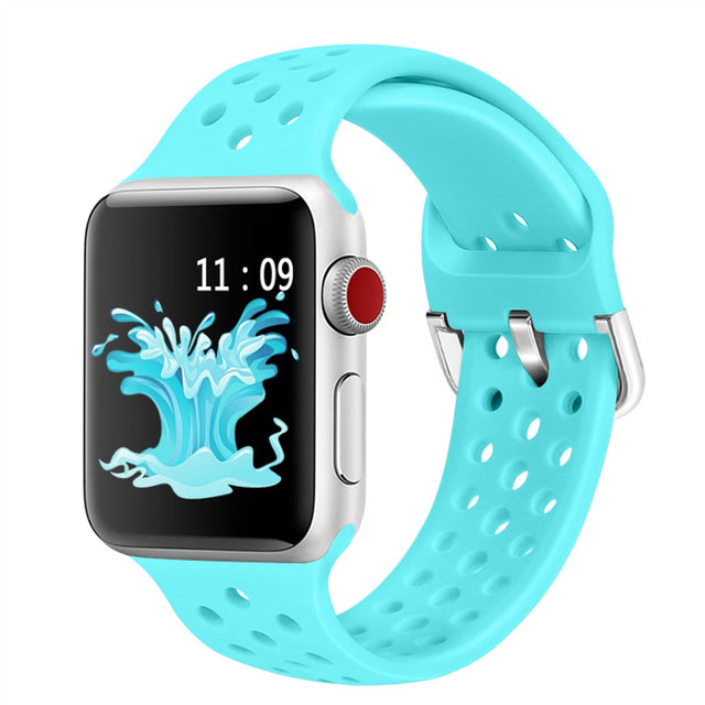 Everlab Sport Nike Silicone Band Replacement Strap For Apple Watch Series 8 7 6 5 4 3