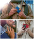 Everlab Wallet Card Holder Denim Cover Flip Case For iPhone 13 12 11 Pro XS Max XR 8 7 Plus