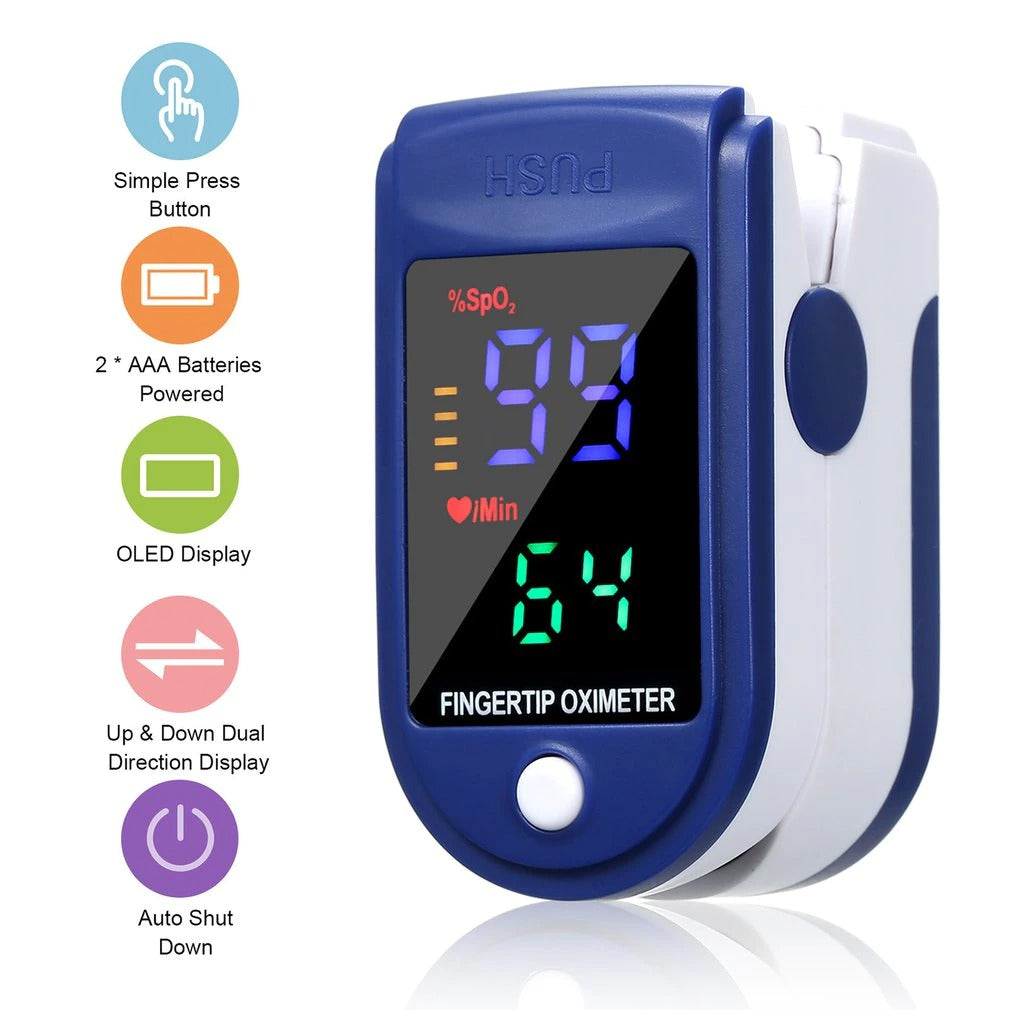Everlab Finger Pulse Oximeter Blood Oxygen Saturation Monitor Heart Rate