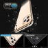 LEEU Designs Shockproof Clear Transparent Cover Rigid Case For iPhone 12, iPhone 12 Pro