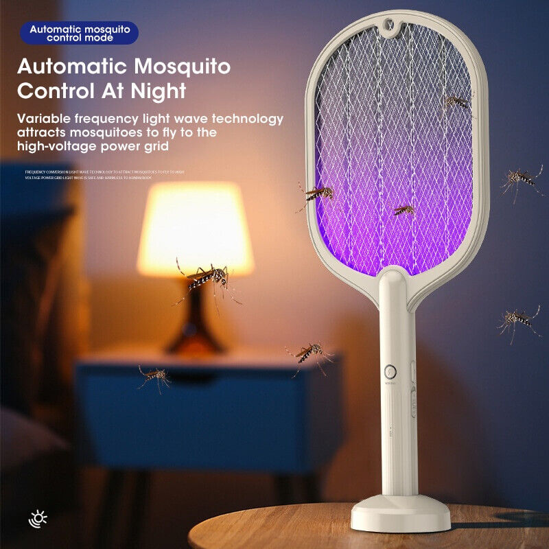 Everlab Electric Bug Zapper Racket Fly Swatter Mosquito Killer USB Insects Bat Catcher