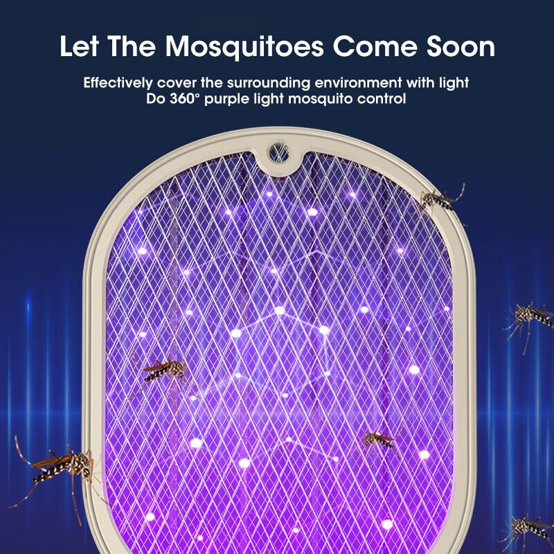Everlab Electric Bug Zapper Racket Fly Swatter Mosquito Killer USB Insects Bat Catcher