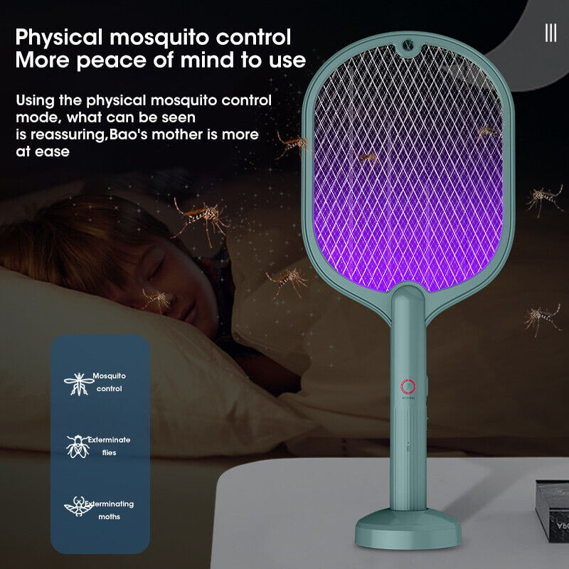 Everlab Electric Bug Zapper Racket Fly Swatter Mosquito Killer USB Insects Bat Catcher