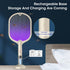Everlab Electric Bug Zapper Racket Fly Swatter Mosquito Killer USB Insects Bat Catcher