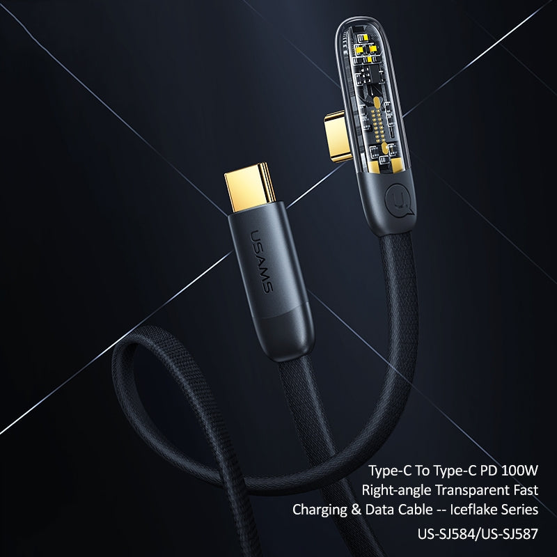 USAMS USB Type-C To Type C Cable Charge PD Quick Charging Data Fast Charger Samsung - 1.2m