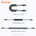 (3-PACK) Mcdodo 100W USB C To USB Type-C Fast Charging Cable Coiled Retractable Car Charger For iPhone 15/Plus/Pro Max, Samsung S24/S24+/S24 Ultra/S23+/S23, iPad Pro Air (1.8m)
