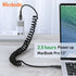 (3-PACK) Mcdodo 100W USB C To USB Type-C Fast Charging Cable Coiled Retractable Car Charger For iPhone 15/Plus/Pro Max, Samsung S24/S24+/S24 Ultra/S23+/S23, iPad Pro Air (1.8m)