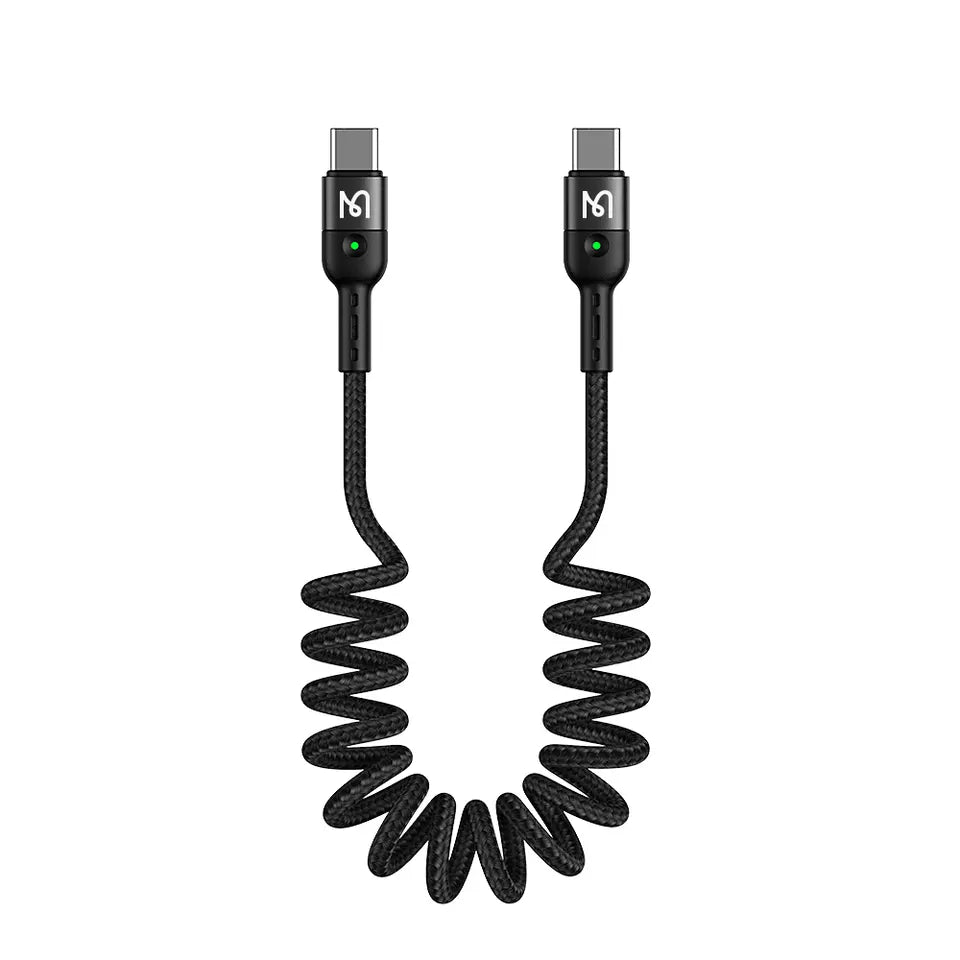 Mcdodo Coiled Type C To Type C Fast Charging Cable Data Cord
