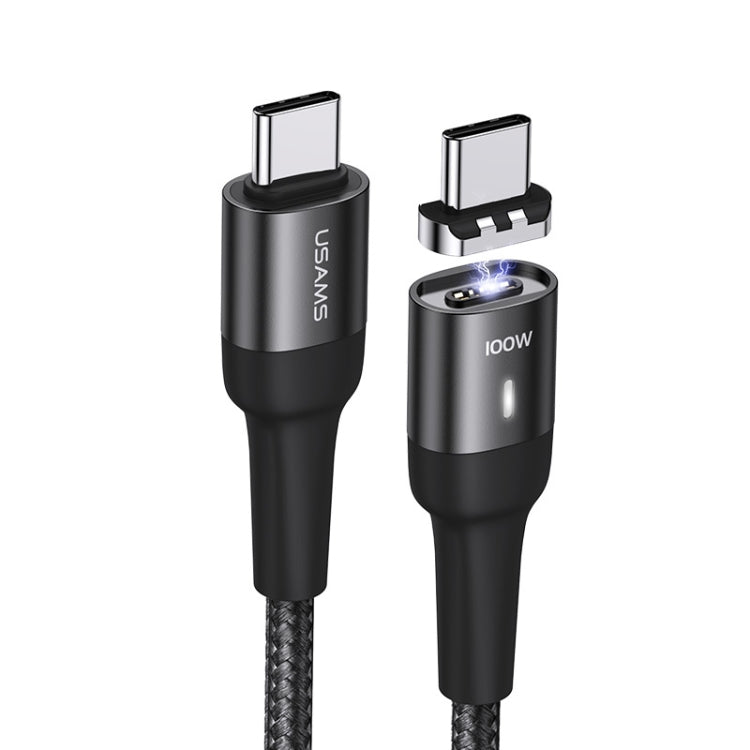 USAMS Magnetic Type C To C Cable Charger Fast Charging Cord For Samsung iPad