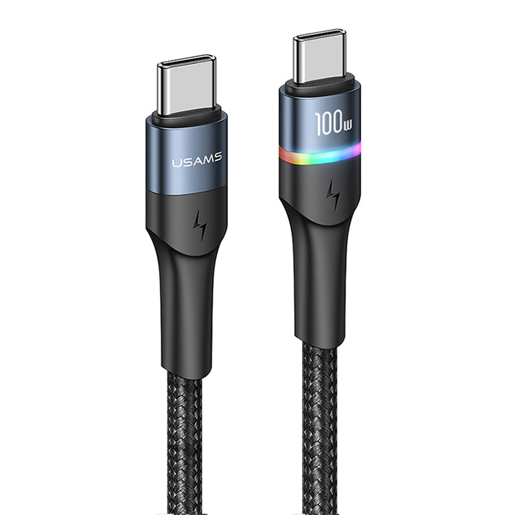 USAMS Type C to Type C PD 100W Cable Data Fast Charger Cable For Samsung iPad