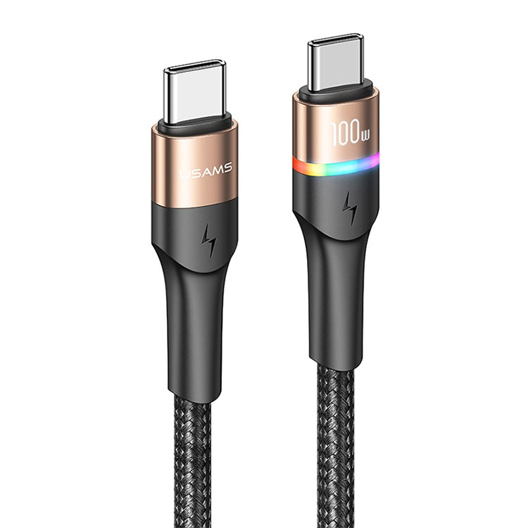 USAMS Type C to Type C PD 100W Cable Data Fast Charger Cable For Samsung iPad