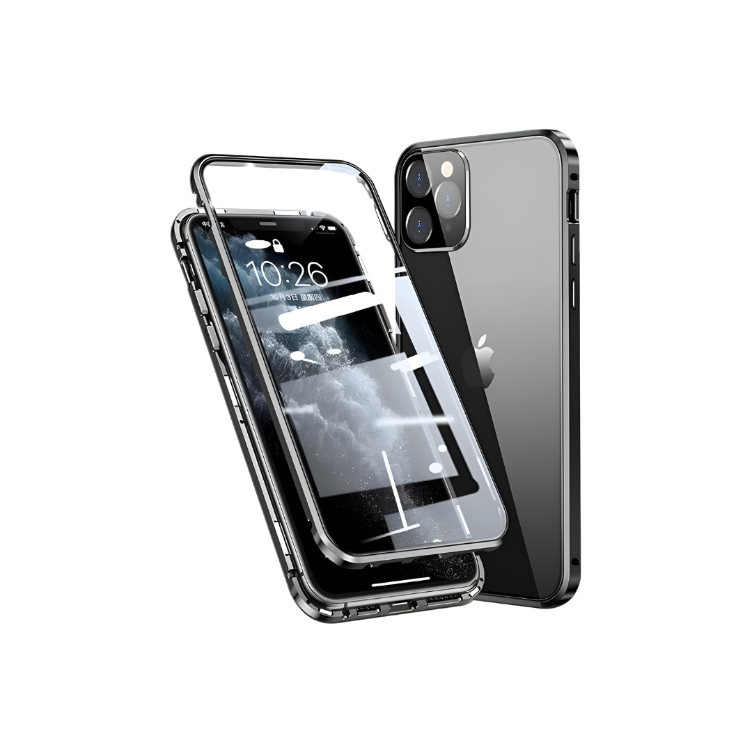 Everlab Magnetic Tempered Glass Case Protective Cover For iPhone 11 Pro XS Max 8 7 SE