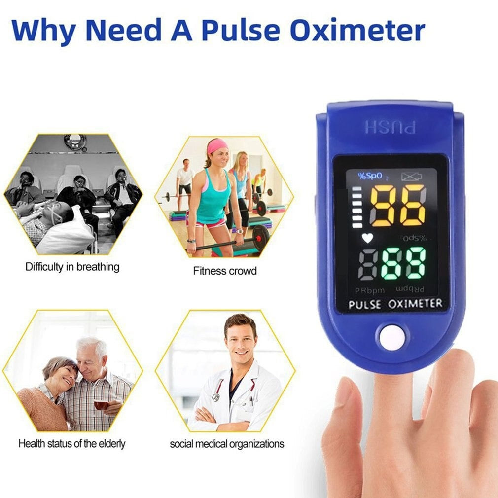 Everlab Finger Pulse Oximeter Blood Oxygen Saturation Monitor Heart Rate