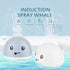 Baby Light Up Bath Tub Toy Whale Water Fun Sprinkler Pool