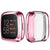 Everlab Shockproof Tempered Glass Cover TPU Case For Fitbit Versa 4 3 2 1 Sense