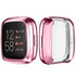 Everlab Shockproof Tempered Glass Cover TPU Case For Fitbit Versa 4 3 2 1 Sense