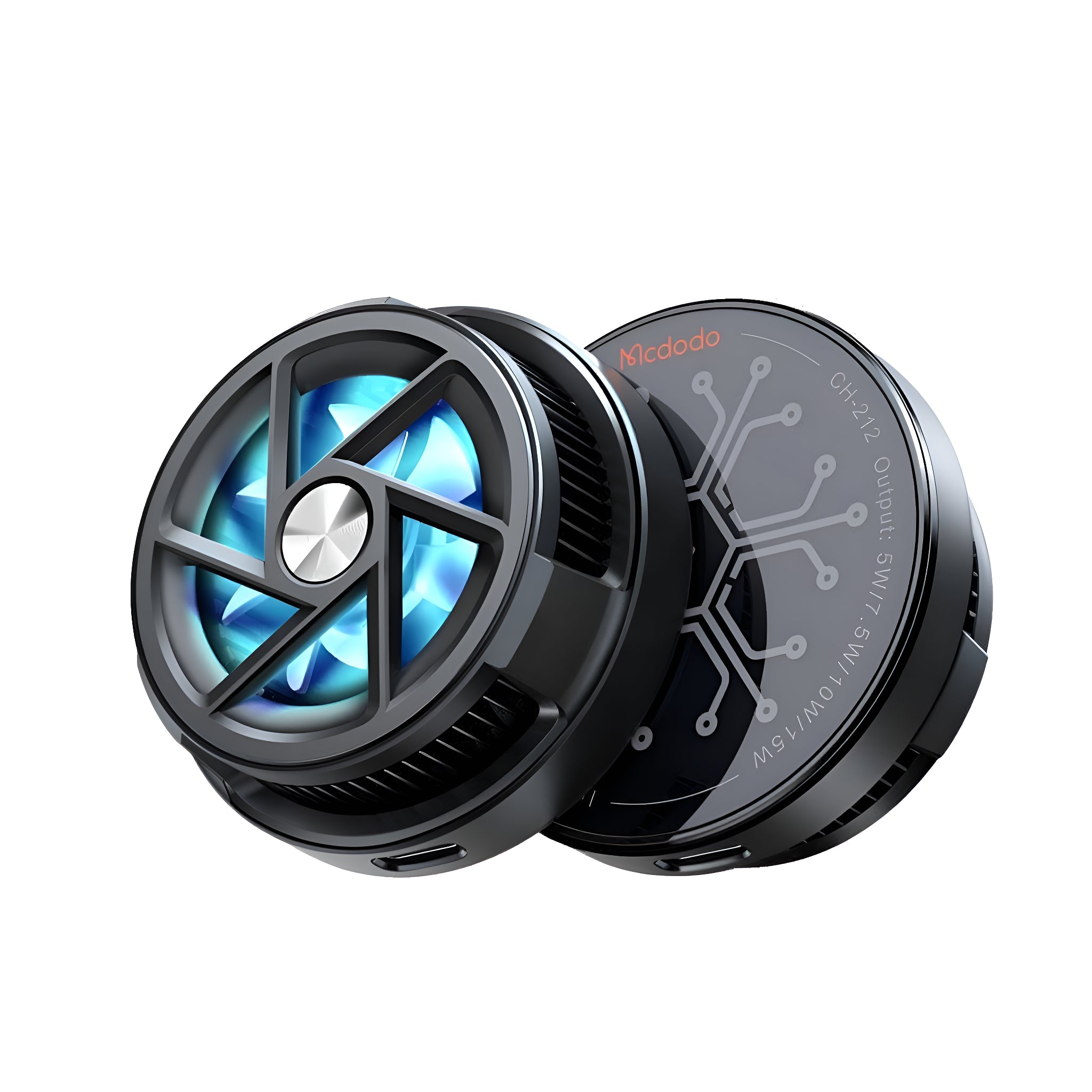 Mcdodo Magsafe Wireless Charging Gaming Charger Strong Magnetic Radiator Air Vent With Fan For iPhone 15, 14, 13, 12