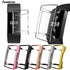 Everlab Shockproof TPU Case Bumper Tempered Glass Cover For Fitbit Charge 3 4
