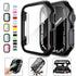 Everlab Apple Watch 49mm 45mm 44mm 42mm 41mm 40mm 38mm Shockproof Tempered Glass Case Glass 360 Cover