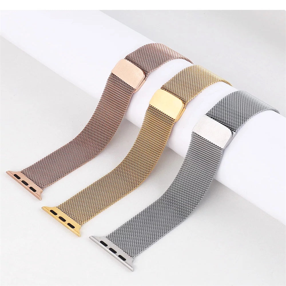 Everlab Magnetic Milanese Replacement Strap Metal Band For Apple Watch Series Ultra 8 7 6 5 4 SE