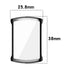 Everlab Shockproof TPU Case Bumper Tempered Glass Cover For Fitbit Charge 5