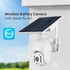 Wireless Solar Powered Battery Outdoor CCTV Security Camera Flood Light LED