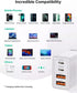 Everlab 55W 4Port USB Type-C Fast Charging Plug Wall Charger Power Adapter Brick