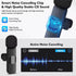 Wireless Lavalier Microphone For iPhone 16 15 Samsung iPad Vlog Live Stream Mic
